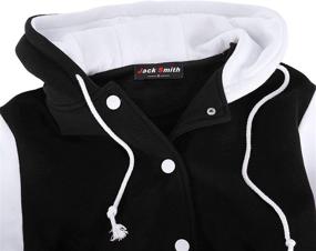 img 3 attached to Womens School Hooded Baseball Sports Women's Clothing for Coats, Jackets & Vests