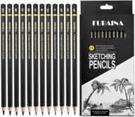 🎨 fubaina professional drawing sketching pencil set - 12 pieces art drawing graphite pencils: a must-have for artists of all levels logo