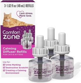 img 4 attached to 🐱 Comfort Zone Cat Calming Diffuser Refill: Vet Recommended to De-Stress Your Cat, Reduce Spraying, Scratching, & More