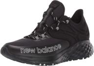 👟 stylish and sporty: fresh black aluminum girls' shoes by new balance logo