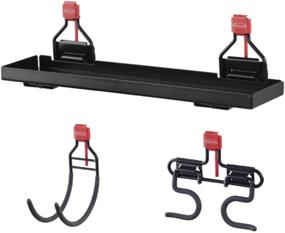 img 4 attached to 🛠 Rubbermaid Roughneck Shed Shelving Accessory Kit - Optimal Shed Shelf, Enhanced Handle Hook, Versatile Utility Hook, Complete Shed Organization System