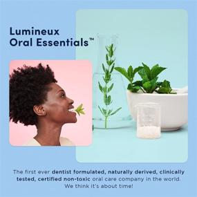 img 3 attached to Oral Essentials Lumineux Teeth Whitening Strips - Dentist Formulated, Non Toxic, Sensitivity Free - Whiter Teeth in 7 Days - No Artificial Flavors, Colors, or SLS