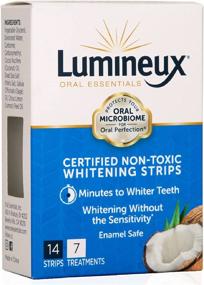img 4 attached to Oral Essentials Lumineux Teeth Whitening Strips - Dentist Formulated, Non Toxic, Sensitivity Free - Whiter Teeth in 7 Days - No Artificial Flavors, Colors, or SLS