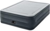 💤 intex comfort plush elevated dura-beam queen airbed with built-in electric pump - 22" bed height logo
