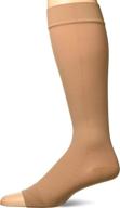 🧦 jobst relief therapeutic knee high support stockings, 20-30 mmhg open toe, large - beige: superior comfort and gentle compression for enhanced leg health логотип