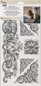 img 2 attached to 🌸 Enhance Your Décor with the FolkArt 36113 Ornamental Décor Transfer