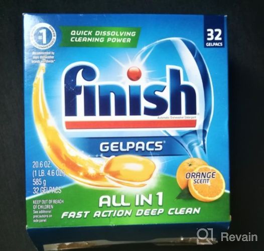 img 1 attached to 🍊 84 Count All-in-1 Gelpacs Orange Dishwasher Detergent Tablets (Packaging May Vary) review by Sasha Hsiao