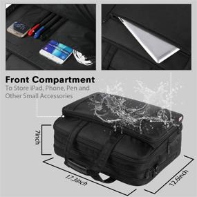 img 2 attached to Business Briefcase Waterproof Expandable Ultrabook