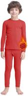 mancyfit thermal underwear fleece x small boys' clothing: optimal winter comfort in underwear logo