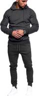 coofandy tracksuit sweatsuit jogging athletic logo