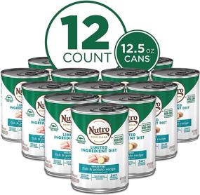 img 3 attached to 🐶 NUTRO Limited Ingredient Diet Natural Wet Dog Food, 12.5oz Can (12 Pack) for Adult Dogs