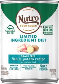 img 4 attached to 🐶 NUTRO Limited Ingredient Diet Natural Wet Dog Food, 12.5oz Can (12 Pack) for Adult Dogs