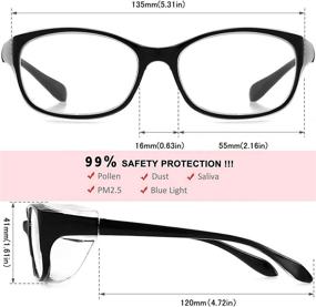 img 3 attached to 🕶️ Anti-Glare Protective Eyeglasses with Advanced Blocking Technology