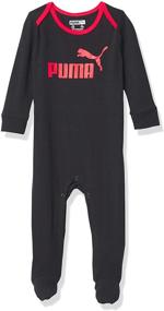 img 4 attached to 👟 Shop the Stylish PUMA Boys Piece Footie Black Pants - Boys' Clothing at its Best!