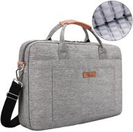 e-tree 13.3-14 inch laptop sleeve 🖥️ - shockproof grey computer shoulder bag briefcase logo