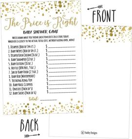img 2 attached to 🎉 25 Gold Guessing Game Ideas for Baby Showers: Boys, Girls, and Gender-Neutral | Fun Party Activities Cards | Cute & Best Reveal Guessing Question Bundle Pack for Couples | Decorations & Supplies