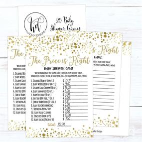 img 3 attached to 🎉 25 Gold Guessing Game Ideas for Baby Showers: Boys, Girls, and Gender-Neutral | Fun Party Activities Cards | Cute & Best Reveal Guessing Question Bundle Pack for Couples | Decorations & Supplies
