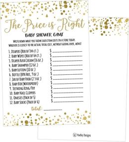 img 4 attached to 🎉 25 Gold Guessing Game Ideas for Baby Showers: Boys, Girls, and Gender-Neutral | Fun Party Activities Cards | Cute & Best Reveal Guessing Question Bundle Pack for Couples | Decorations & Supplies