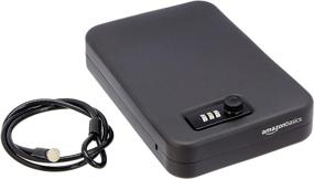 img 4 attached to XL Portable Security Case Lock Box Safe with Combination Lock by Amazon Basics