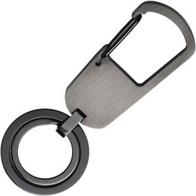 img 1 attached to Hugo Boss Contrast Keyring Black