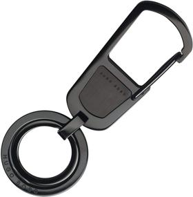 img 3 attached to Hugo Boss Contrast Keyring Black