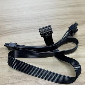 img 3 attached to Улучшите производительность GPU с помощью кабеля PSU VGA-мужской к двум PCIe 8 (6+2) штырьковой мужской PCI-E - идеально подходит для модульных источников питания Corsair, CoolerMaster и Thermaltake (65 см + 15 см)