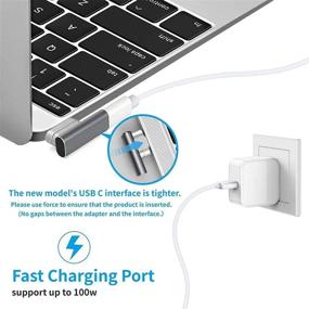 img 3 attached to Магнитный адаптер Sisyphy Thunderbolt3 USB C: разъем Type-C, зарядка 100 Вт PD, передача данных 40 Гбит/с, видеовыход 6K@60 Гц и 4K@60 Гц - совместим с MacBook Pro/Air и другими устройствами с разъемом Type C.