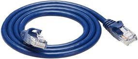 img 4 attached to 🔵 5-Pack, 3-Foot Blue Amazon Basics Snagless RJ45 Cat-6 Ethernet Patch Internet Cable