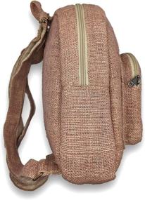 img 2 attached to Stylish Core Hemp Mini Backpack: Women's Handbags & Wallets with Multiple Compartments - Fashionable Backpacks for All Occasions