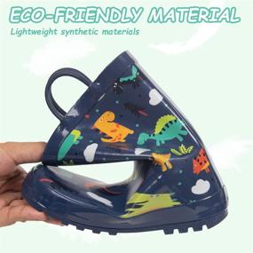 img 1 attached to Waterproof Insulated Lightweight Adorable Dinosaur Boys' Shoes and Outdoor