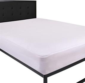 img 2 attached to Flash Furniture Capri Comfortable Sleep Premium Queen Size Mattress Protector - 100% Waterproof, Hypoallergenic Vinyl Free, Breathable Smooth Fabric Surface