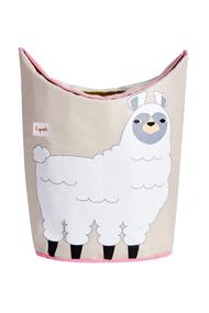 img 4 attached to 🦙 3 Sprouts Llama Baby Laundry Hamper: Stylish Storage Basket for Nursery Clothes