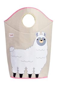 img 3 attached to 🦙 3 Sprouts Llama Baby Laundry Hamper: Stylish Storage Basket for Nursery Clothes