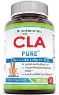 pure naturals cla 1000mg - powerful softgels for weight management, cardiovascular health, and immune function - 120 count logo