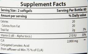 img 1 attached to Pure Naturals CLA 1000mg - Powerful Softgels for Weight Management, Cardiovascular Health, and Immune Function - 120 Count