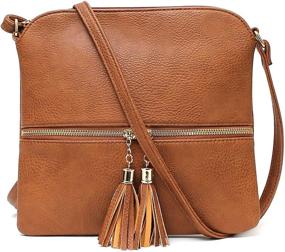 img 4 attached to 👜 Janin Women's Crossbody Handbag with Stylish Tassel - Trendy Women's Handbags & Wallets