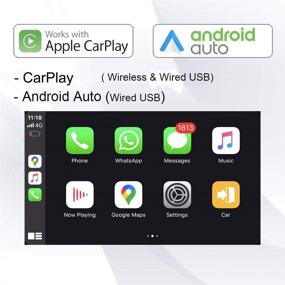 img 2 attached to 🚗 SYGAV Андроид автомобильный стерео с Carplay и GPS навигацией для Mitsubishi Lancer EVO X 2008-2013