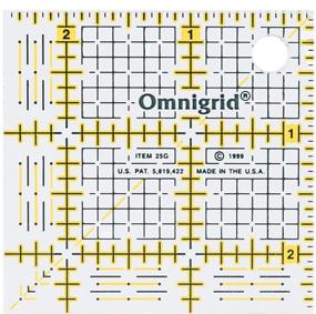 img 2 attached to 📏 Inch Grid Ruler 2-½" x 2-½: The Original Omnigrid Version