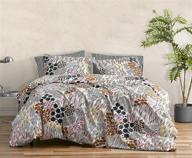 🛏️ multi-colored marimekko pieni letto duvet cover set for queen bed size logo