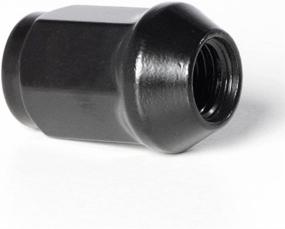 img 1 attached to 🔩 Set of 20 Black Closed End Bulge Acorn Lug Nuts Cone Seat Forged Steel, 1/2-20 Size