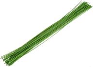 decora 24 gauge green floral wire: versatile 🌿 paper-wrapped stem wires for crafts - 16 inch, 50/package logo