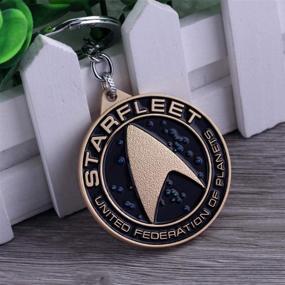 img 2 attached to 🚀 Reddream Star Trek Keychain/Neccklace Pendants: Metal Charm Jewelry Gifts for Teens (1PCS)