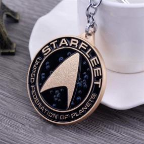 img 1 attached to 🚀 Reddream Star Trek Keychain/Neccklace Pendants: Metal Charm Jewelry Gifts for Teens (1PCS)