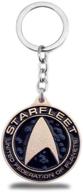 🚀 reddream star trek keychain/neccklace pendants: metal charm jewelry gifts for teens (1pcs) logo