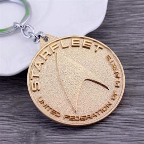 img 3 attached to 🚀 Reddream Star Trek Keychain/Neccklace Pendants: Metal Charm Jewelry Gifts for Teens (1PCS)