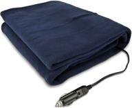 stay warm and cozy on the go: schumacher heated blanket for cars, trucks, and rvs 12v logo