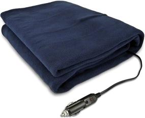 img 4 attached to Stay Warm and Cozy on the Go: Schumacher Heated Blanket for Cars, Trucks, and RVs 12V