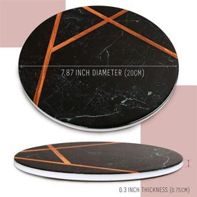 img 3 attached to Enhanced LotFancy Non Slip Countertop Mat: Resistant & Wide Diameter