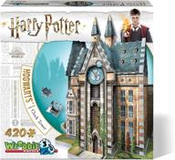 🧙 wrebbit 3d hogwarts 440 piece jigsaw: experience the magic in stunning detail! logo