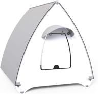 palram mona cat kennel: small to medium cat tent with escape door, outdoor house & shelter – waterproof logo